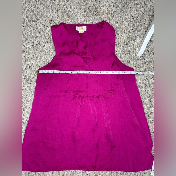 Anthropologie Magenta Blouse size 4 - Picture 9 of 9